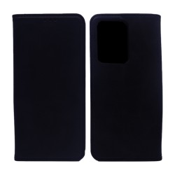Capa Flip de Couro com Bolso Interno para Samsung Galaxy S20 Ultra Preto Capa Flip de Couro com Bolso Interno para Samsung Galaxy S20 Ultra Preto